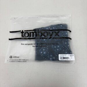 TomyboyX First Line Period Boy Shorts Blue Floral Heavy Petal Womens size XS NEW